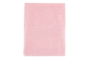 Рушник персиковий махровий з бордюром 50*90см 400г/м2 ГМ Текстайл