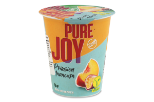 Йогурт кокосово-вівсяний зі смаком персик-маракуя Pure Joy ст 140г