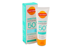 Крем для лица для чувствительной кожи солнцезащитный SPF 50+ Carroten 50мл