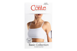 Бюстье женское Conte elegant Basic Collection №LBE2018 170-84/XS white