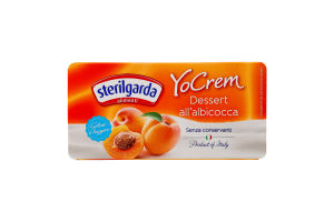 Йогурт 3-3.5% абрикосовый пастеризованный YoCrem Sterilgarda Alimentari к/у 2х100г