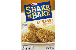 Kraft Shake 'N Bake Seasoned Coating Mix Pouches Extra Crispy - 2 CT