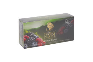 Лісові ягоди 1,5гх25шт.х24п. пакет "Принцесса Нури" ОУ