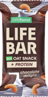 Батончик Lifebar протеїн вівсян смак шокол органіч