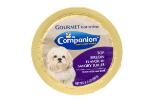 Companion Gourmet Food for Dogs Top Sirloin Flavor