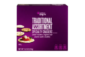 Simply Enjoy Specialty Crackers Traditional Assortment