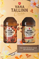 Набір Крем-лікер Оріджинал 16% 0,5л+Крем-лікер Чоклет 16% 0,5л Старий Таллінн