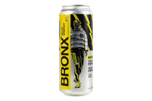 Напій енергетичний 0.5л 8% слабоалкогольний сильногазований Bronx ж/б