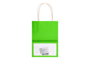 Пакет подарочный микс цветов 18х13х8см №1440657 Крафт Greenwich Products Co. Limited 1шт