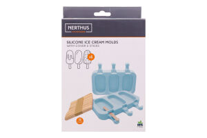 Набір для морозива Nerthus форми 6шт +палички 50шт