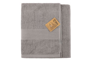 Рушник сірий махровий 50*90см 400г/м2 GM Textile