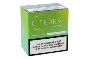Изделие табакосодержащее для электрического нагревания с фильтром Terea Zing Wave 100шт