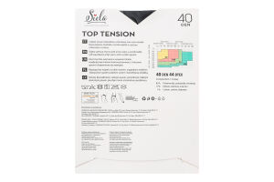 Колготи жіночі Top Tension неро 40ден р.3 Siela