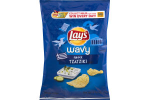 Lay's Wavy Potato Chips Greek Tzatziki