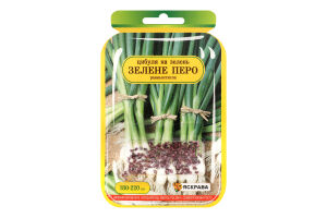 Насіння Цибуля Зелене Перо дражоване 3г Седос/Яскрава