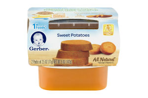 Gerber All Natural 1st Foods Sweet Potatoes - 2 PK