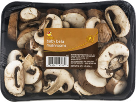 Ahold Baby Bella Mushrooms Sliced