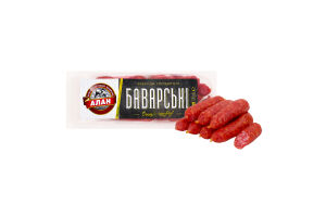 Колбаски Баварские Алан с/к в/с м/у 0.12кг