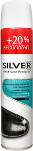 Спрей краска-восстановитель для гладкой кожи черный Silver 300мл