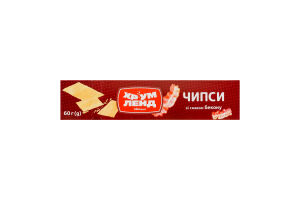Чипси Хрум Ленд зі смаком бекону