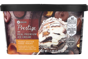 Prestige Real Premium Ice Cream Peanut Butter Fudge Tracks