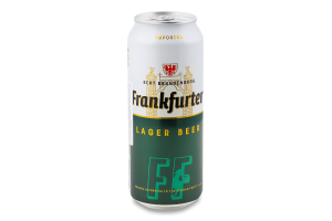 Пиво 0.5л 4.9% Lager Frankfurter з/б