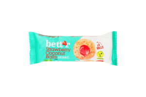 Кульки Bett'r фруктові зі смаком кокос-полуниця