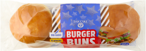 Булочки пшеничні для гамбургерів Dan Cake м/у 6х50г