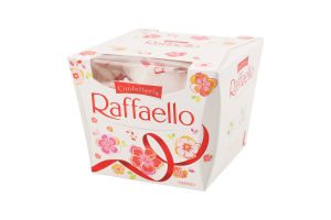 Цукерки в кокосовій стружці з цілим мигдальним горіхом Raffaello к/у 150г