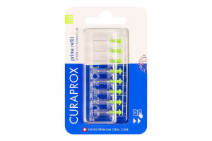 Н-р йоржиків міжзубних Curaprox CPS 011 зелені 8шт