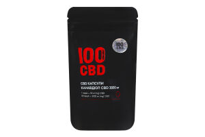 Добавка диетическая капсулы CBD 3000мг 100 CBD 60шт