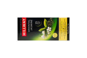 Чай зеленый байховый мелкий с ароматом жасмина Oriental Jasmine Hillway в/с к/у 25х2г