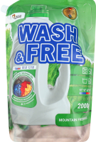 Гель д/прання Гірська свіжість універсальний 2000г д/п Wash&Free