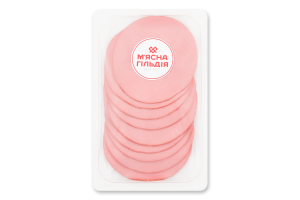 Колбаса вареная нарезка из мяса птицы Королевская М'ясна Гільдія в/с кг