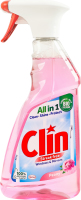Средство для мытья стекол Peony Windows&Mirrors Streak free Clin 500мл