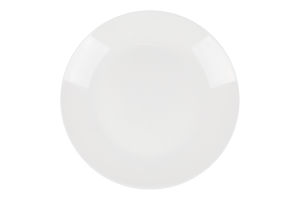 Тарелка обеденная белая стеклокерамика d25см №СК28-06-318 Linyi Boyou Ceramic Co. Ltd 1шт