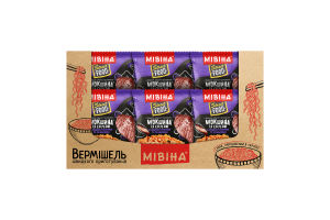 Вермішель швидкого приготування із соусом зі смаком медової курочки карі Wokшина Street Food Мівіна м/у 81.5г