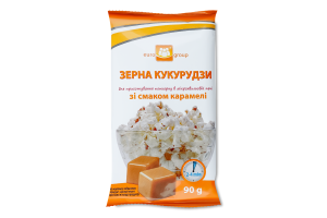Мікропопкорн Еврогруп 90 г зі смаком карамелі