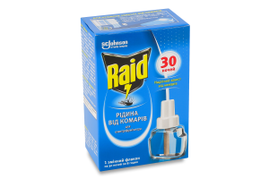 Рідина для електрофумігатора від комарів 30 ночей Raid 21.9мл