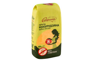 Крупа кукурузная мелкая без глютена Экстра Сквирянка м/у 800г