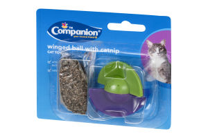 Companion Cat Toy Winged Ball with Catnip