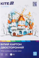 Картон белый двусторонний 10 листов А4 №K-254 Classic Kite 1шт