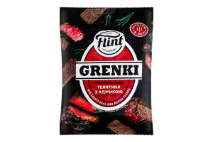 Грінки житні Телятина з аджикою Grenki Flint м/у 100г