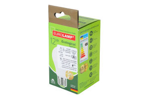 Лампа світлодіодна 12W E27 3000K Ecological Eurolamp 1шт