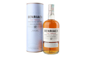 Віскі односолодовий 12років 46% 0,7л тубус BenRiach
