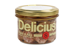 Анчоуси Delicius філе скручених в оливк олії