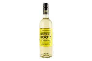 Вино 0.75л 13.5% белое полусухое виноградное Совиньон Блан California Roots бут