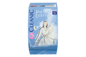 Прокладки Cleanic Pure Cotton Night