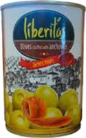Оливки Manzanilla Liberitas Зелен Анчоус 280г