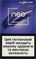 Изделие табакосодержащее для электрического нагревания с фильтром Neo Demi Royale boost 20шт